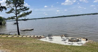 Cabin #2 waterfront point across from Monkey Island at Stony Point Resort