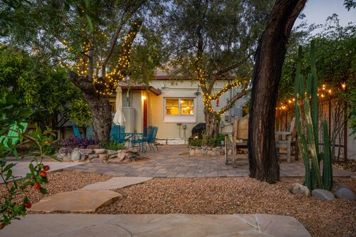 Beautifully furnished historic home with heated pool close to Downtown Tucson.