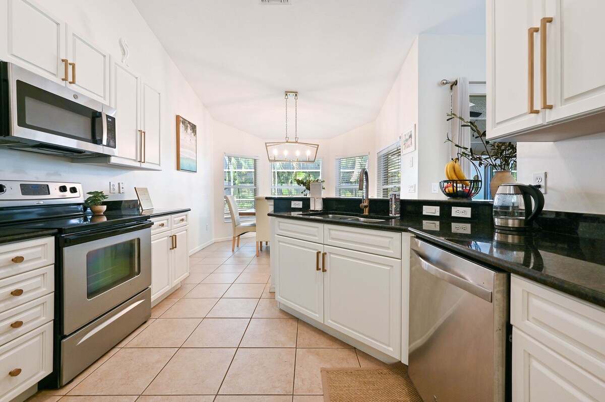 Photo 12 of Rare Find! Tropical Garden Lux Villa -heated pool and spa-12 min from the beach!