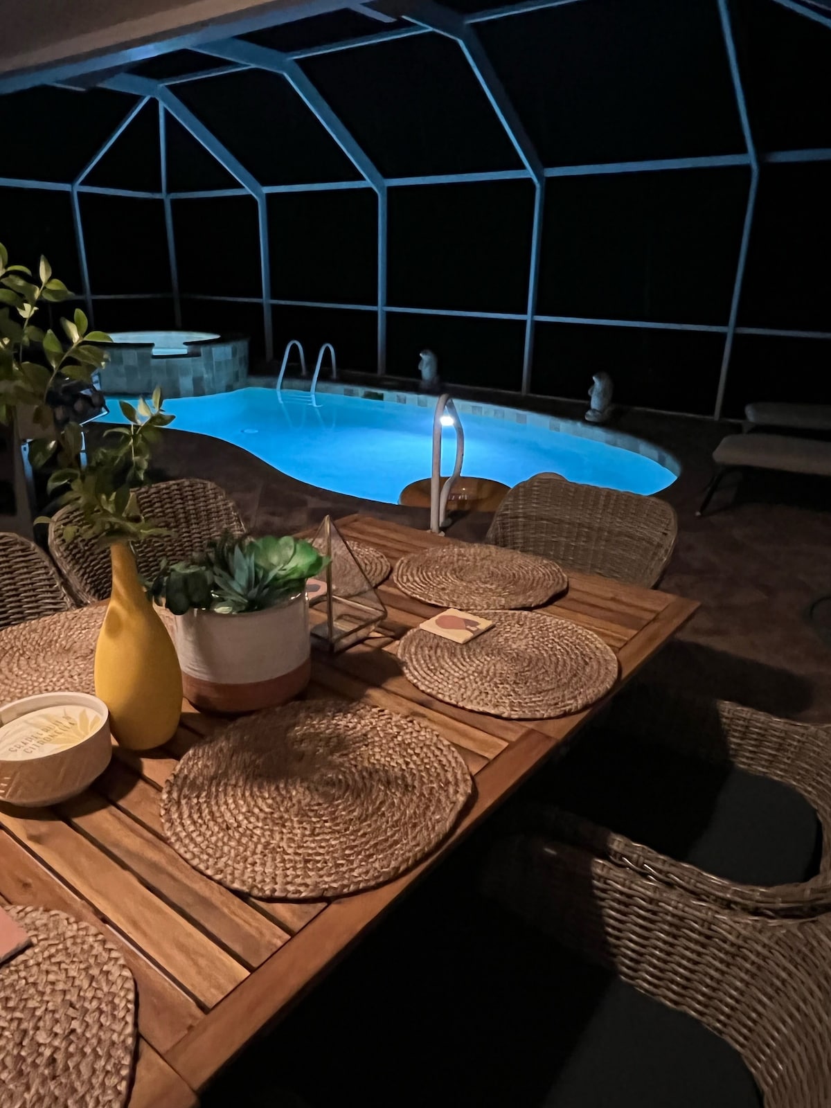 Photo 36 of Rare Find! Tropical Garden Lux Villa -heated pool and spa-12 min from the beach!