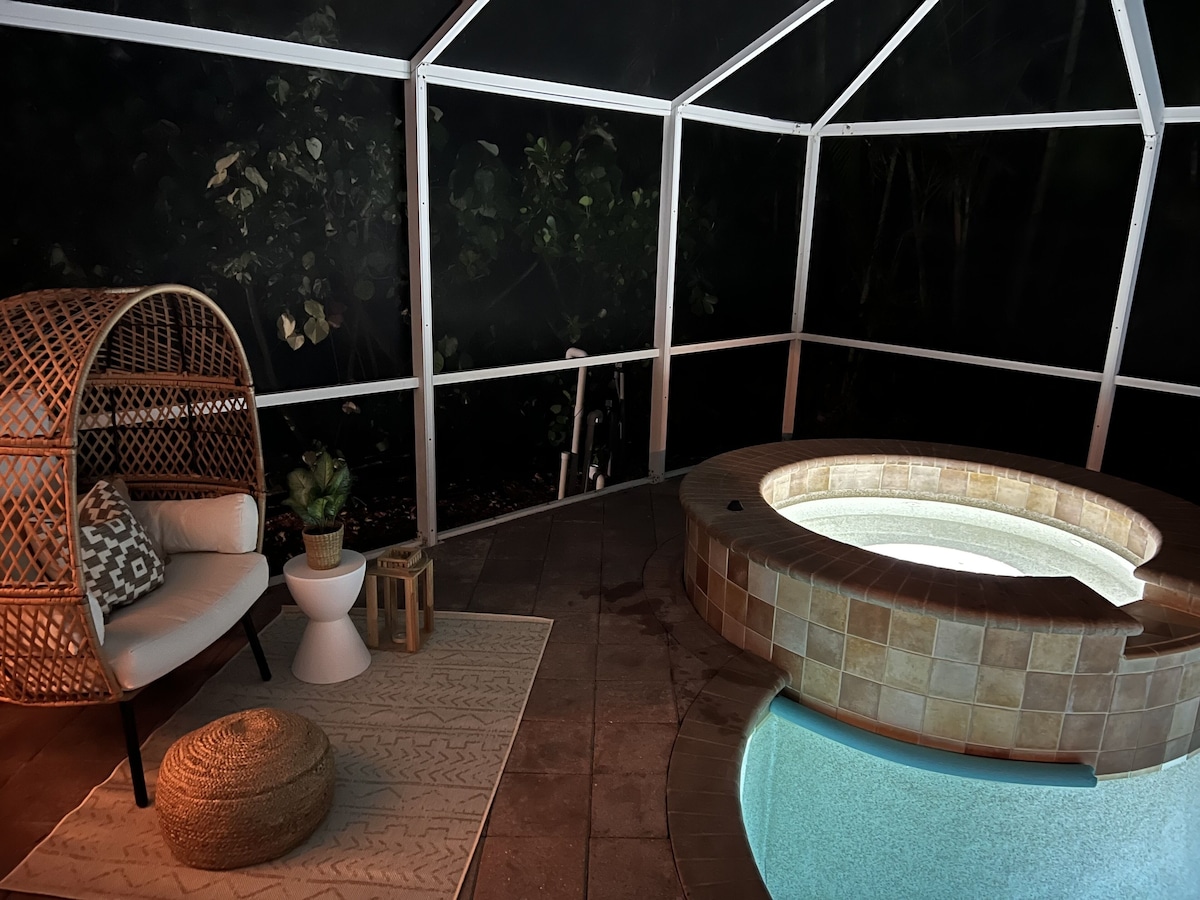 Photo 37 of Rare Find! Tropical Garden Lux Villa -heated pool and spa-12 min from the beach!
