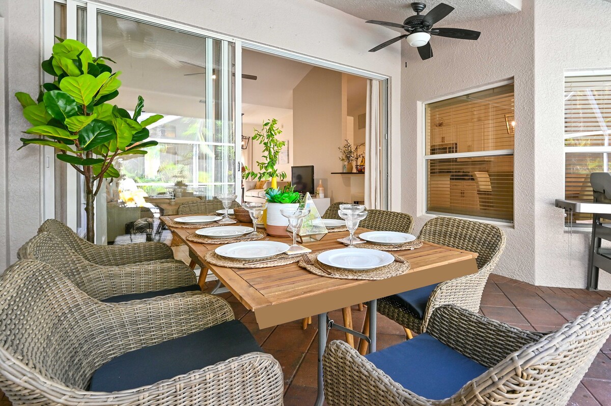 Photo 34 of Rare Find! Tropical Garden Lux Villa -heated pool and spa-12 min from the beach!