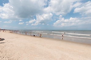 On the beach