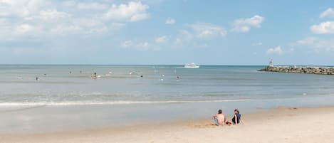 On the beach