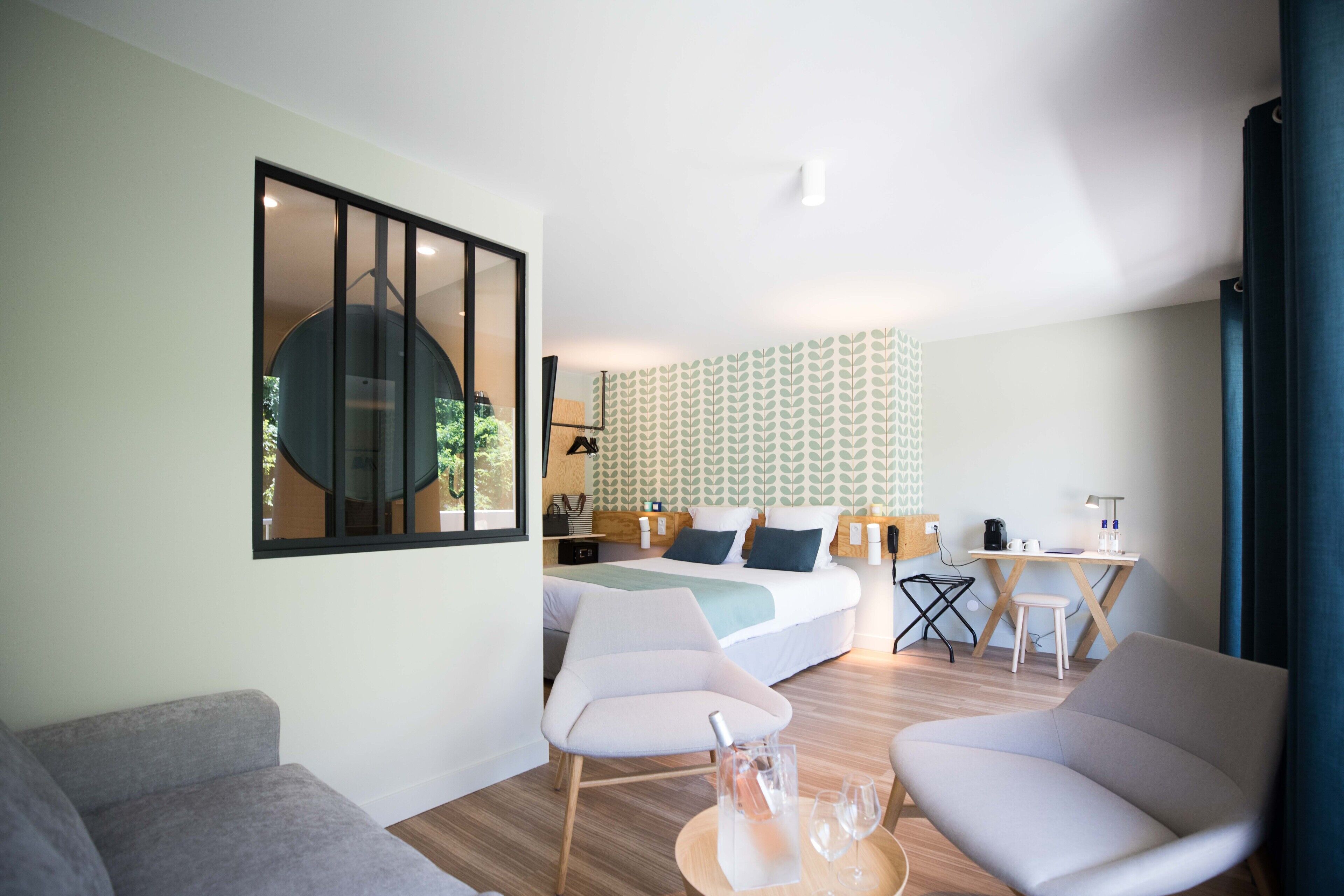 family room | select comfort beds, in-room safe, blackout curtains, free wifi