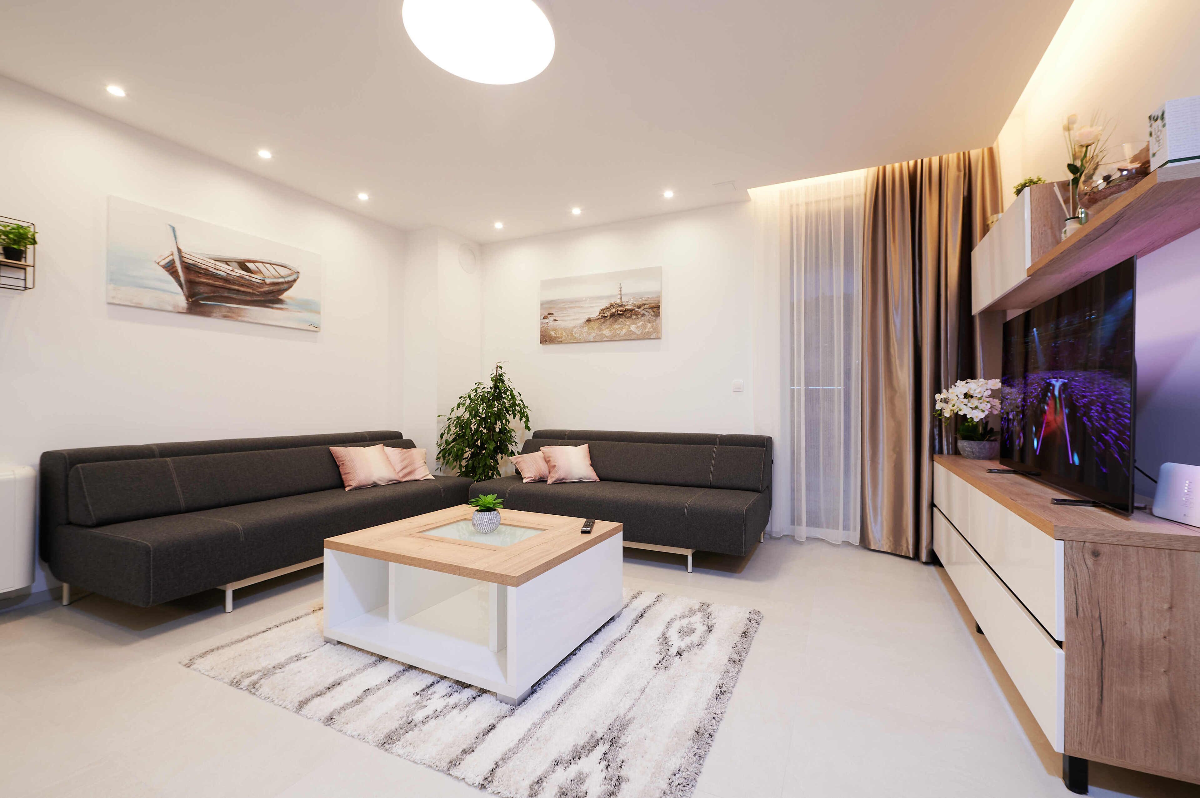 智能电视、乒乓球、立体声音响