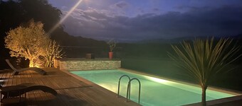 A haven of peace facing the mountains