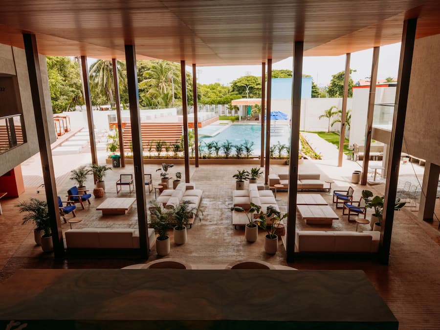 Lobby sitting area