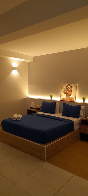 Standard Double Room | Down comforters, in-room safe, blackout drapes, free WiFi - Dreamer Beach Club (San Andrés)