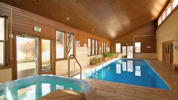 Indoor pool, a heated pool