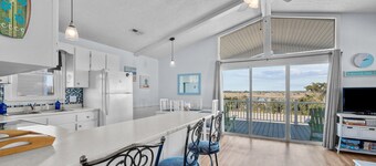 Pets OK Beach Home+Short Walk Beach Access+Views! Recent Updates & Upgrades