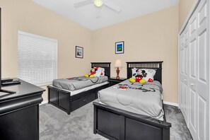 3 bedrooms, iron/ironing board, travel cot, WiFi