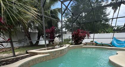 Prepared to be impressed! Welcome home! 7 bedroom 4 bathroom with HEATED pool!