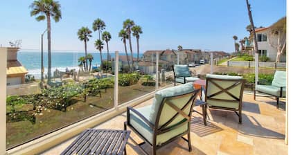Discover tranquility with whitewater views of South Oceanside Beach