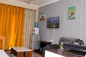 Family Apartment | Living area - Stay.Plus Bamburi Business Apartments (Mombasa)