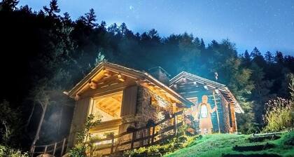 Chalet „Panorama Res Albert“ mit Bergblick, WLAN und Garten