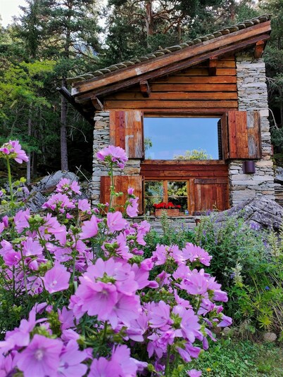 Chalet 'Armonia Res Albert' with Mountain Views, Wi-Fi and Garden