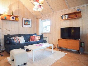 Fernseher, Kamin