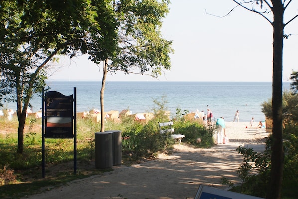 Tæt på stranden