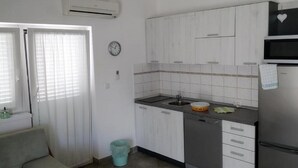 Apartment (One Bedroom Apartment with Balcony - ) | Private kitchen | Fridge - Apartments Lucia Biograd (Biograd na Moru)