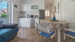 Apartment (One Bedroom Apartment with Terrace - ) | Living room | TV - Apartments Lucia Biograd (Biograd na Moru)