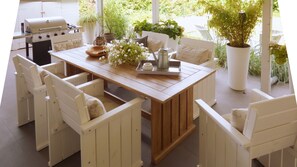 Udendørs spisemuligheder