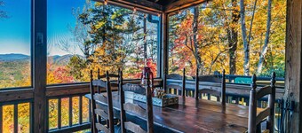Blue Ridge Luxury Cabin - Views, Hot Tub & Firepit