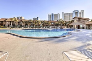 Una piscina riscaldata