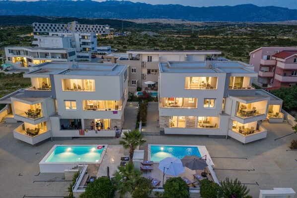 Façade de l’hébergement