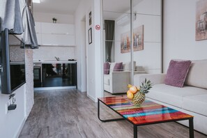 Studio Deluxe, non-fumeur, accès piscine | Coin séjour