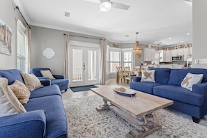 House, Multiple Beds (Namaste Beaches ) | Living area | TV