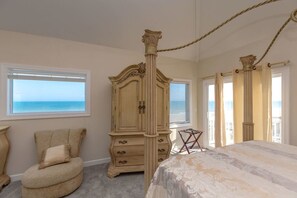 7 bedrooms, iron/ironing board, free WiFi - @ The Beach - 7BR Oceanfront Home in Hampton Colony (North Topsail Beach)