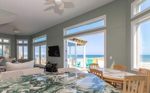 Dining - @ The Beach - 7BR Oceanfront Home in Hampton Colony (North Topsail Beach)