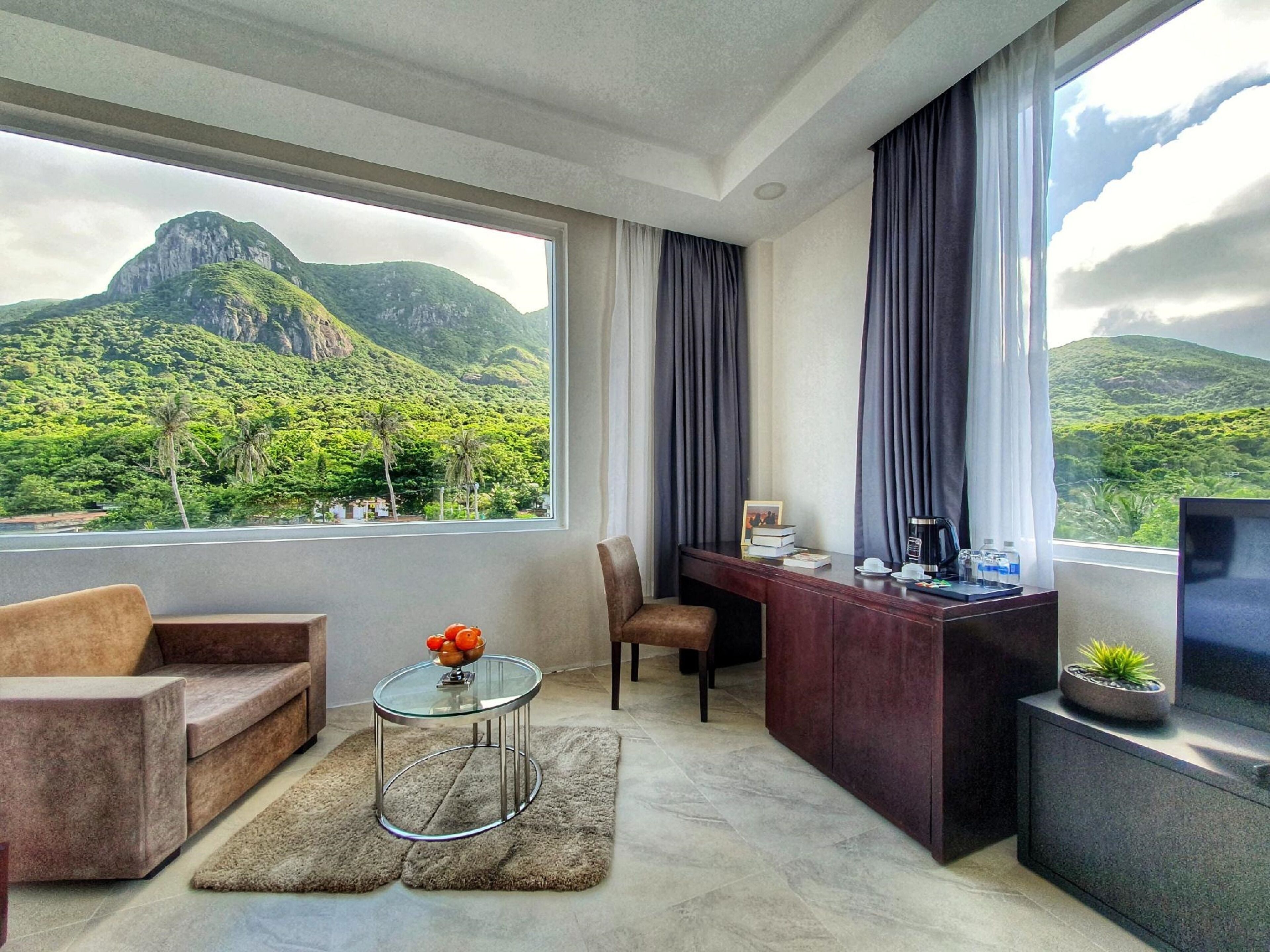 Chambre « Premier », vue montagne | Vue de la chambre