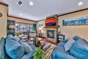 Tv, eldstad, tv-spel och datorskärmar