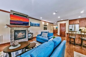 Tv, eldstad, tv-spel och datorskärmar