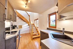 Kühlschrank, Ofen, Herdplatte, Geschirrspüler