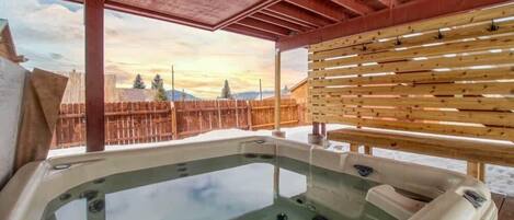 Baignoire à remous extérieure