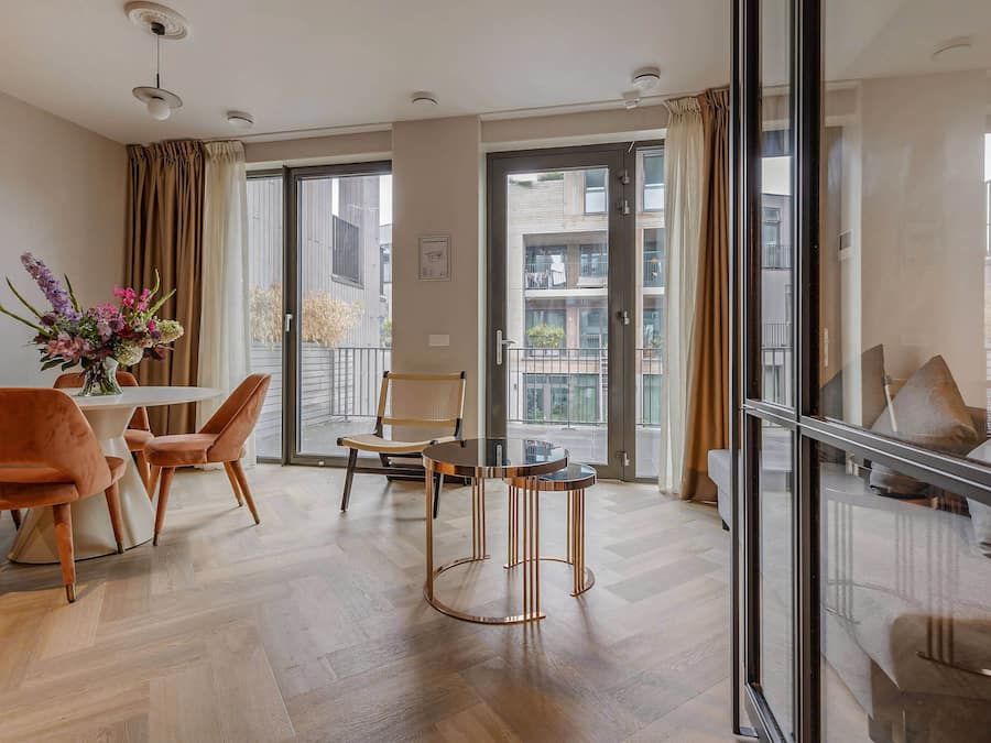 Appartement, 1 slaapkamer, niet-roken, keuken | Hypoallergeen beddengoed, donsdekens, een kluis op de kamer