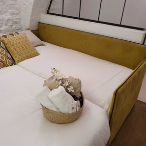 Apartment | 1 Schlafzimmer, Bügeleisen/Bügelbrett, kostenloses WLAN, Bettwäsche