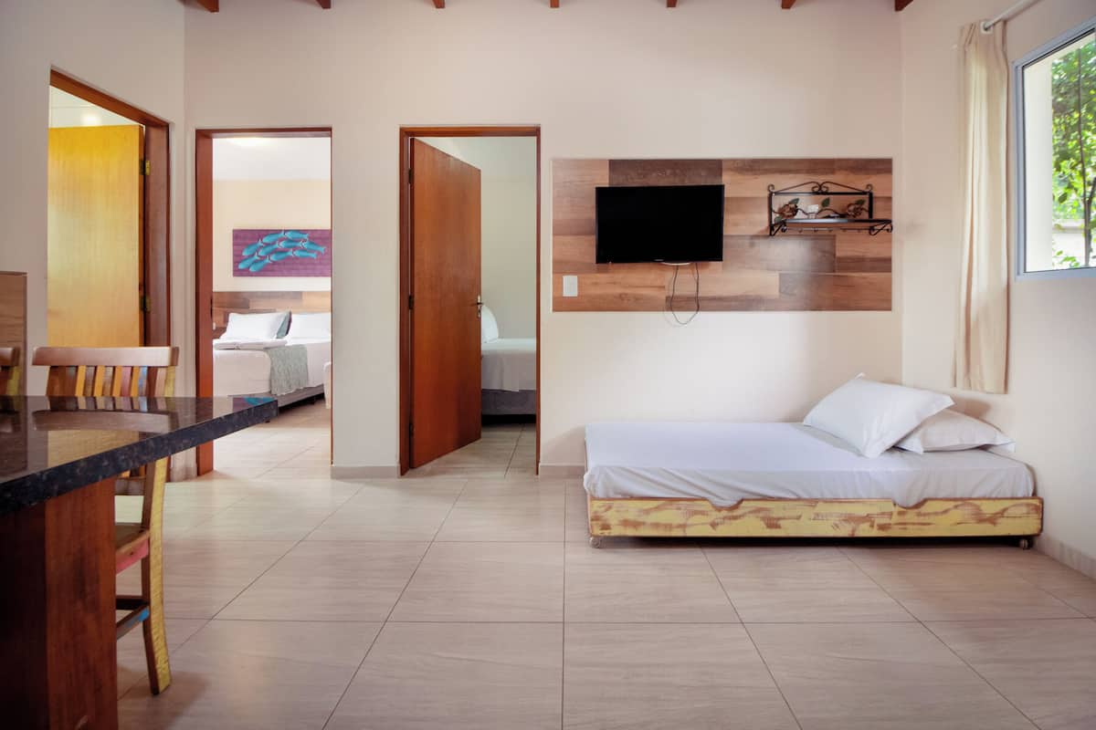 Family Villa, Annex Building | Living room | 32-inch LCD TV with satellite channels