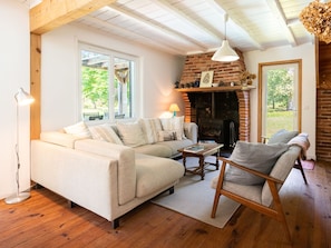 Fireplace, ping pong