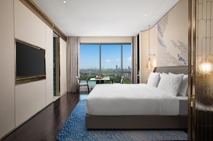 Premium bedding, down duvets, pillow-top beds, minibar