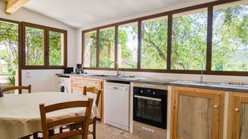 Réfrigérateur, four, lave-vaisselle, grille-pain