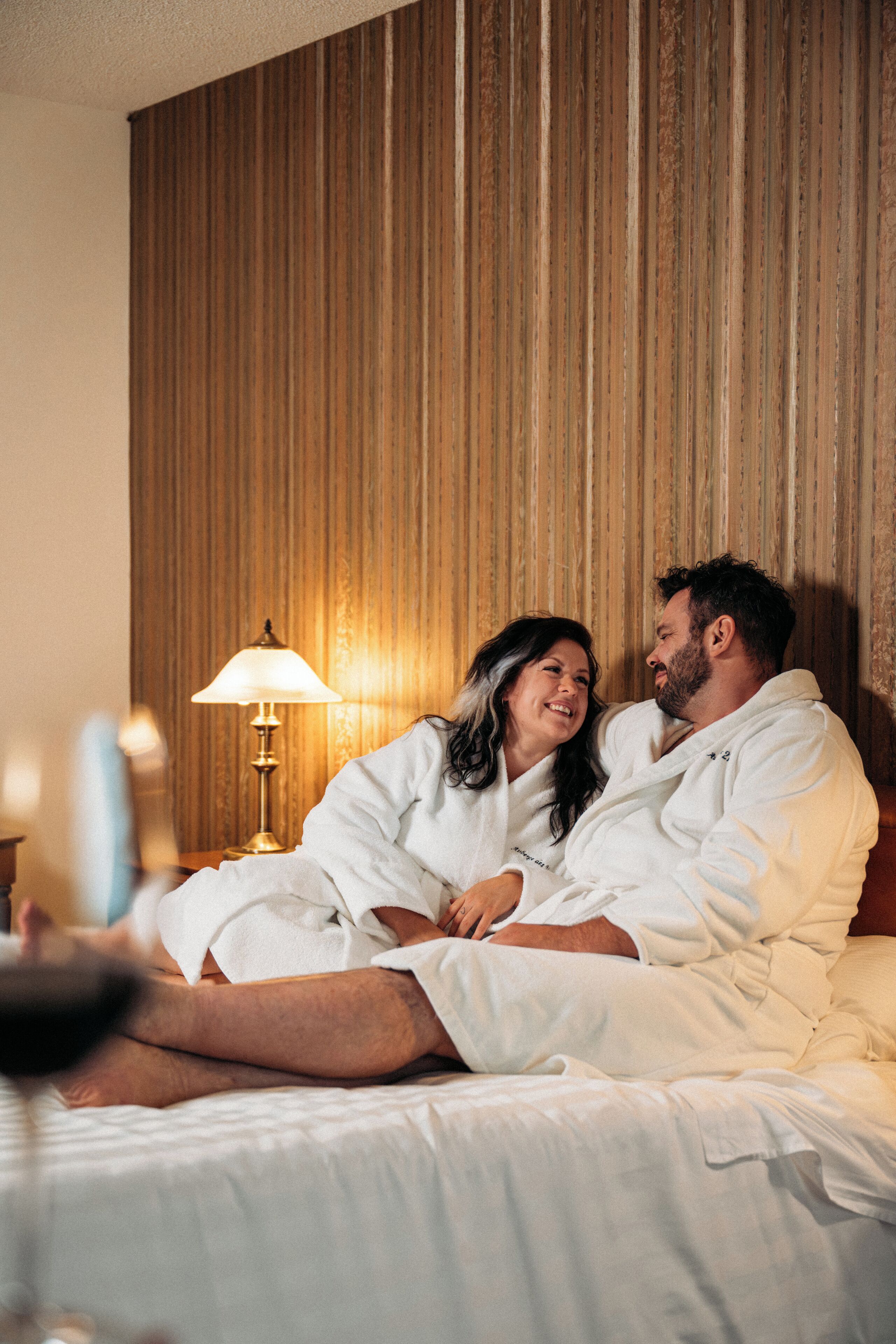 Hypo-allergenic bedding, down comforters, blackout drapes