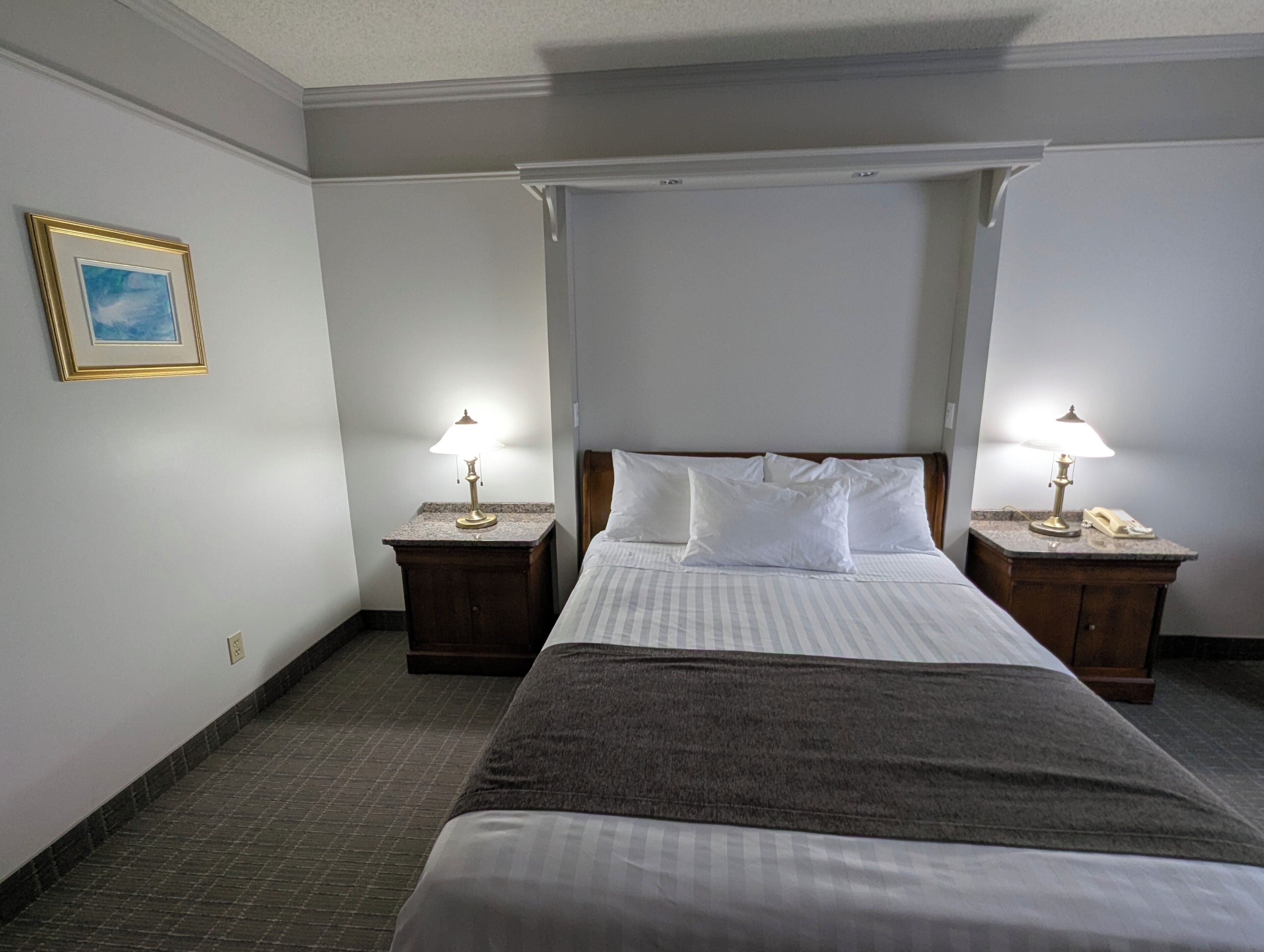 Literie hypoallergénique, couette en duvet, rideaux d’obscurcissement