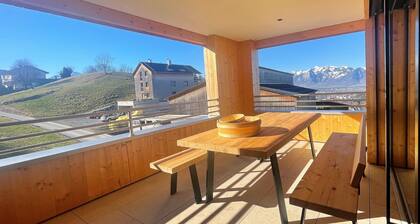 Urlaubsglück mit Rheintalblick