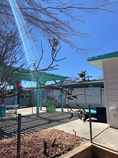 The Cowgirl Cabana. A private, gated bungalow.