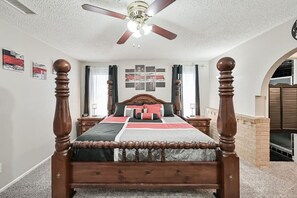 3 bedrooms, iron/ironing board, free WiFi, bed sheets