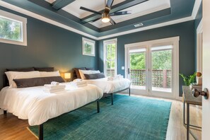 3 室のベッドルーム、アイロン / アイロン台、WiFi (無料)、ベッドシーツ